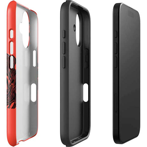 Wizarding Worlds Harry Potter Gryffindor Illustration iPhone 16 Impact Case